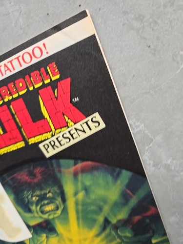 Marvel UK The Incredible Hulk Presents #1 RARE (1989) NM WITH ORIGINAL TATTOO - Foto 5 di 12
