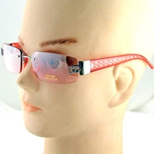 Mens Womens Sunglasses Designer Shades Fashion Rimless Rectangular Wrap Around