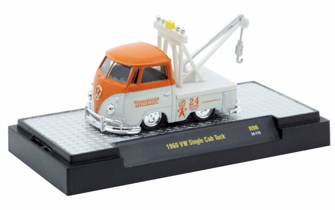 M2 MACHINES 1960 VW SINGLE CAB TOW TRUCK AUTO THENTICS 2025