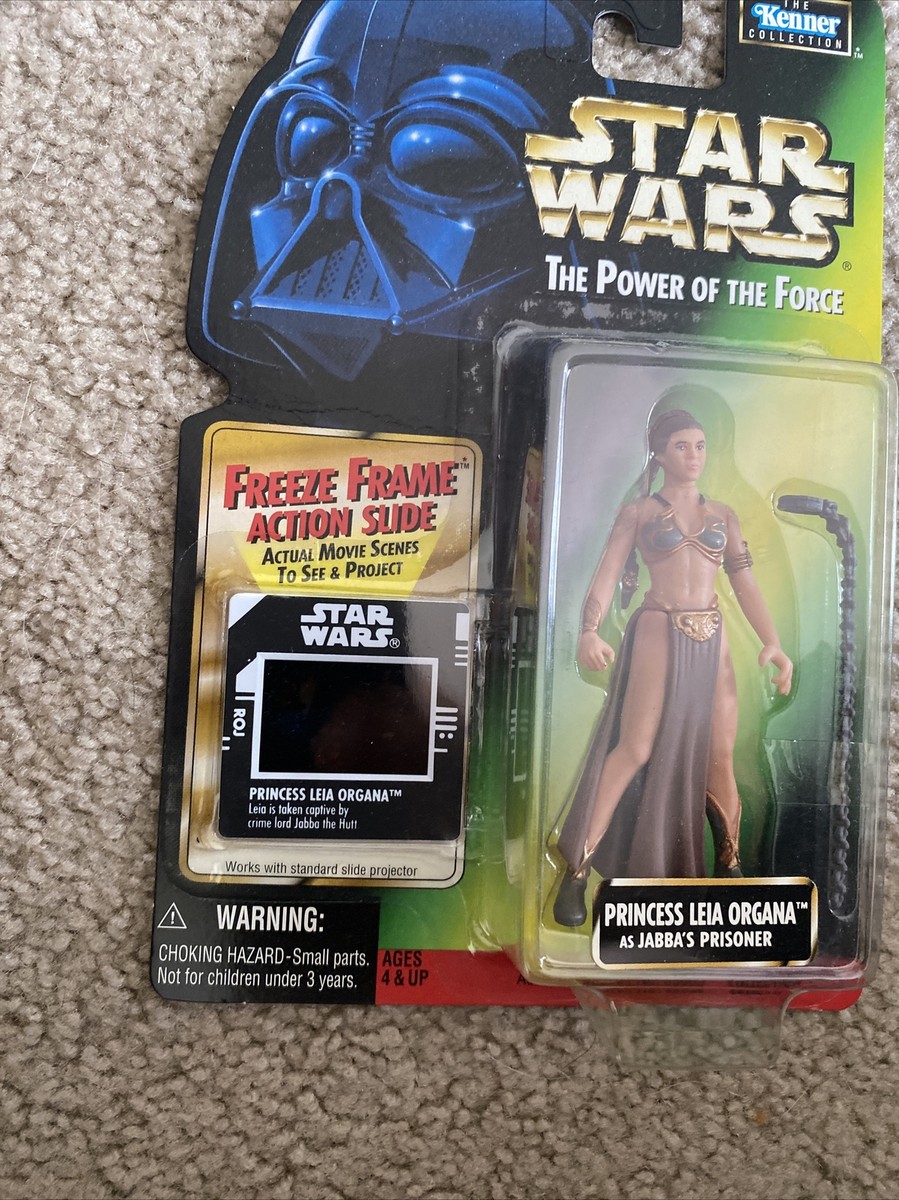 1997 Star Wars Power of the Force Princess Leia as Jabba's
