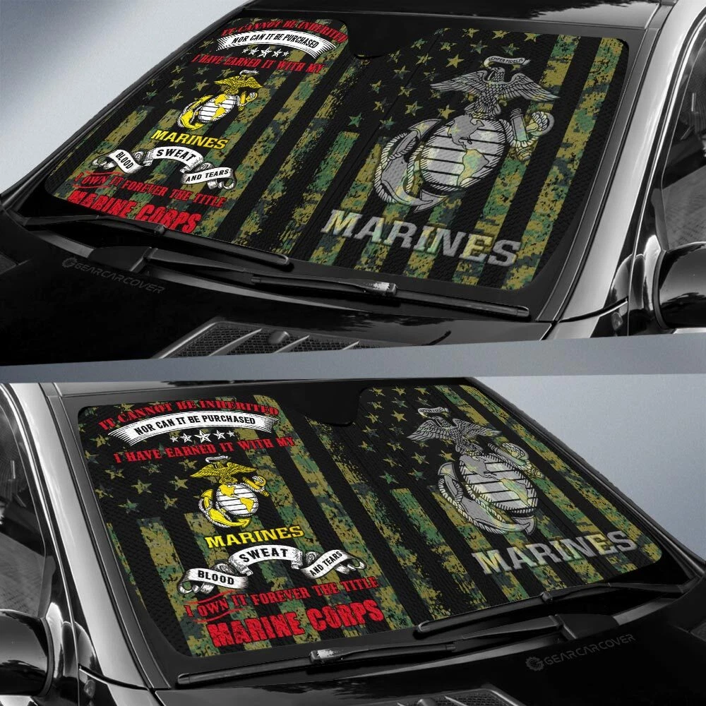 US Marine Corps Car Sunshade Custom Car Accessories