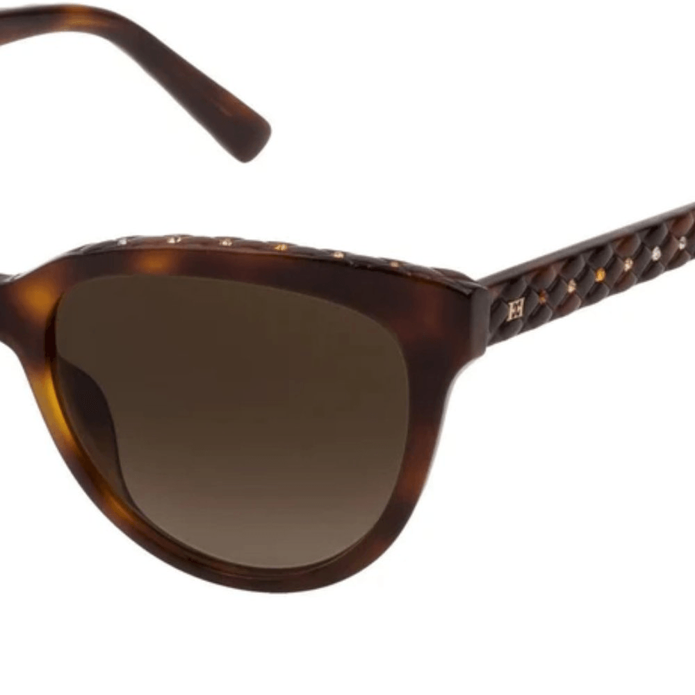 Escada SESB13S Tortoise Cat Eye Sunglasses w/ Rhinestones  display picture 3