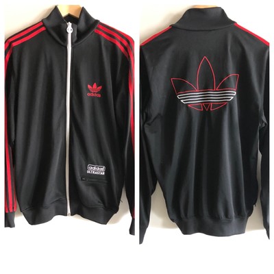 adidas red black jacket