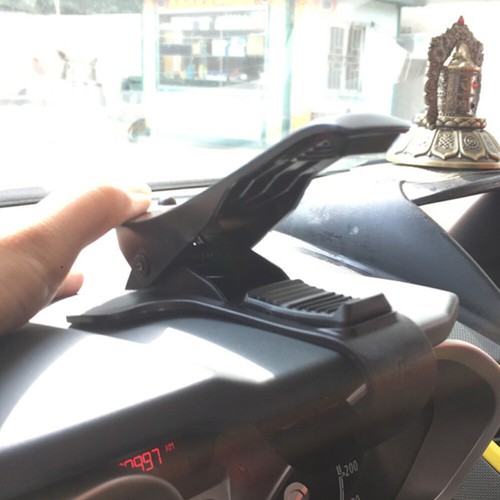 Antiskid Car Phone Holder Dashboard Mount Clip Clamp Adjustable Phone Stand - 第 3/12 張圖片
