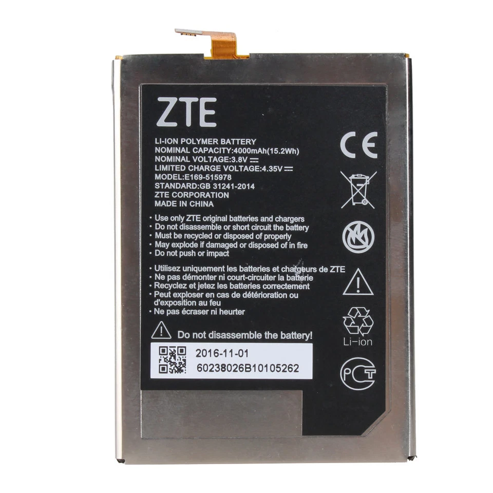 Kompatible Batterie Für ZTE Blade A452 4000mAh Komplett Versand 24/48h - Bild 1 von 1