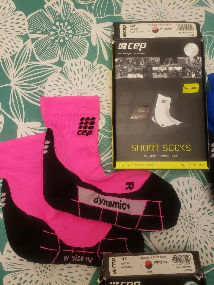 Calcetines cortos de compresión dinámicos CEP Sportswear elige talla y color para mujer 20-30 Foto 4 de 4