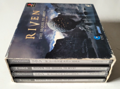 Jeu Vidéo Riven/The Sequel to Myst.PlayStation One.Acclaim.1997.Jeu Sony PS1 Vintage.Jeu Vidéo Vintage 90's.Mondes.Quête.CulturalCan. - France