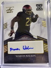 2021 Leaf MARVIN WILSON Ultimate Draft Rookie Autograph 32/50