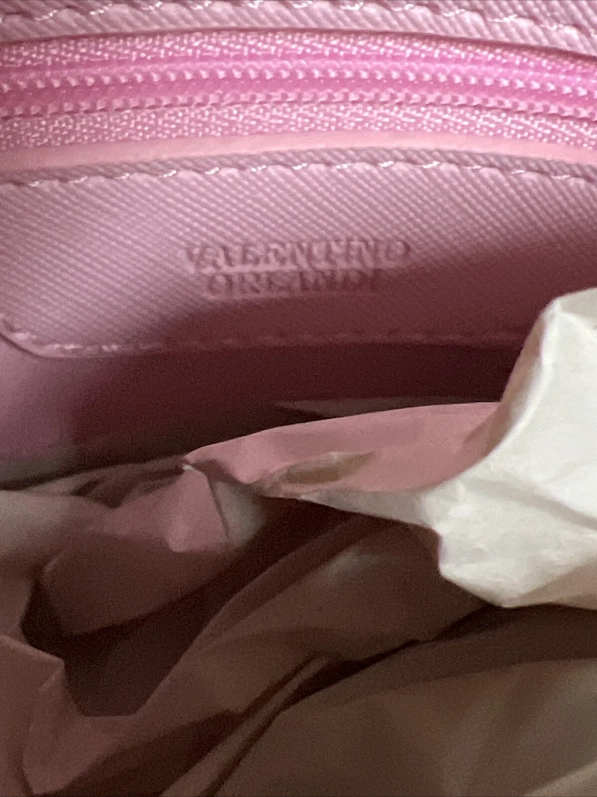 Borsa a tracolla Valentino Orlandi bambino rosa oro borchie nuova