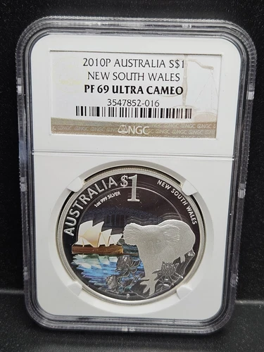 2010 Celebrate Australia New South Wales Koala NGC PF69 Ultra Cameo-Rare!!