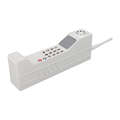 (White) Retro Mobile Phone 80'S 90'S Old Fashioned Portable Brick Cell - Picture 12 of 12