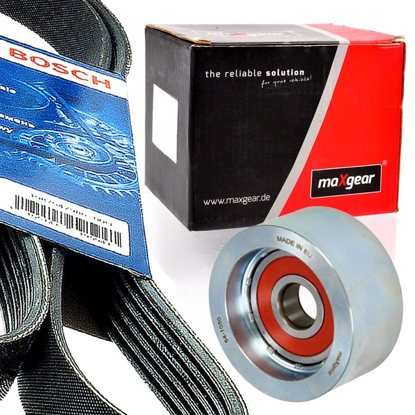 Bosch 7PK1785 Keilrippenriemen + Rolle FüR Honda Accord Viii FR-V CR-V III-image