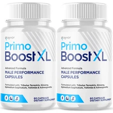 (2 Pack) Primo Boost XL Advanced Male Pills PrimoBoost XL Supplement 120 Capsule
