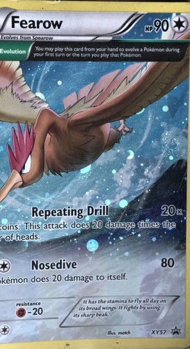 Fearow (SWIRL) XY57 XY Holo