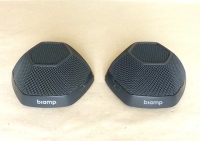 2 x Biamp Devio DTM-1 tabletop microphones / USA