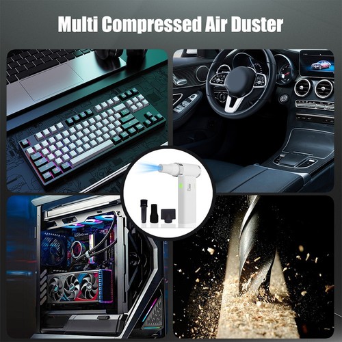 110000RPM Rechargeable Compressed Air Duster for Effective Dust Removal - Afbeelding 7 van 15