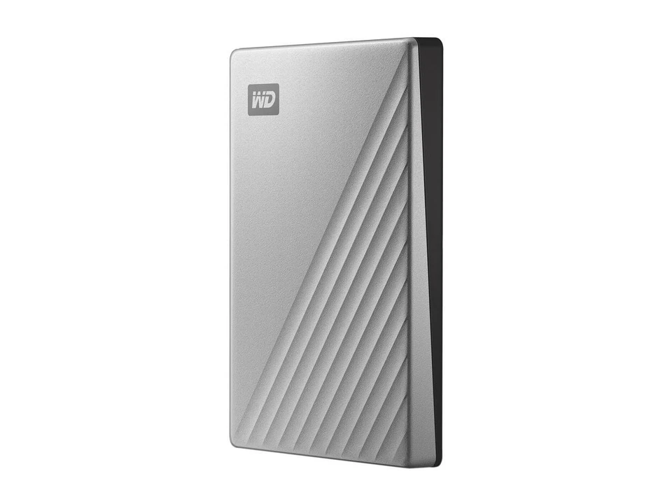 WD 1TB Silver My Passport Ultra Portable Storage External Hard Drive USB-C for - Image 2 of 4