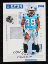 2007 Playoff NFL Playoffs Platinum Materials Prime 1/1 Steve Smith #13 wo2