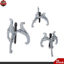 3 Jaw Gear Pulley Bearing Puller Set 3 4 6 Reversible Small Legs 3pcs
