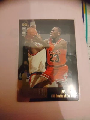 Michael Jordan Chicago Bulls Carte Nba Upper Deck 1995 Jc1 1985 Rookie Of... - Photo 1/4