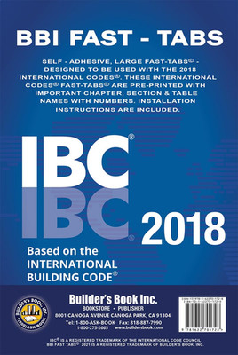 2018 International Building Code (IBC) Fast Tabs, Set of 2