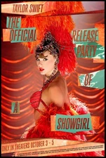 Taylor Swift Official Release Party of a Showgirl Poster | Oct 3-5 | Theaters