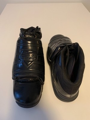 New Balance V3 MLB All-Black Mid-Cut Umpire Plate Shoes, size 15 (Width D)