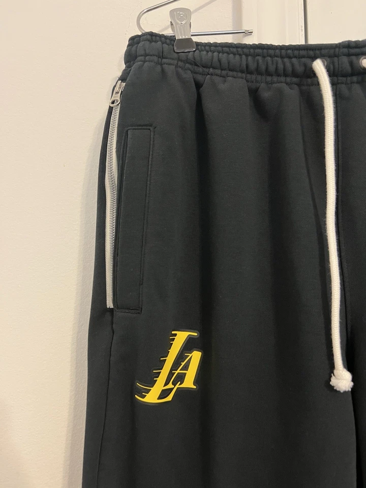 Nike DriFit NBA Los Angeles Lakers City Edition Sweatpants (Sz L) - Image 3 of 4