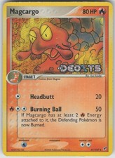 Pokemon TCG Magcargo Uncommon Reverse Holo Deoxys 37/107 on eBay