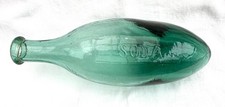Antique Glass Hamilton Torpedo Type Soda Bottle w/ Pontil