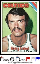 1975-76 Topps #26 Henry Finkel Boston Celtics Basketball Card - Comb. Ship