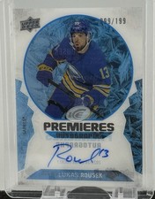 2024-25 Upper Deck Ice  Lukas Rousek 2023-24 Update: Ice Premieres Auto #/199