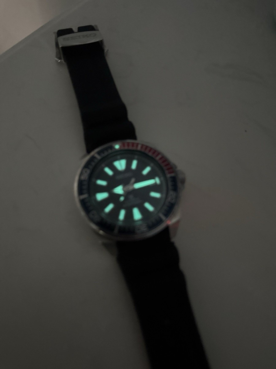 Seiko Prospex PADI Samurai Pepsi Dial Diver Watch  View 4