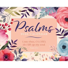 Carousel Calendars,  Psalms 2026 Desk Calendar, 5.5'' X 5.5'', 16-Month Calendar