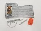 1988 Spearhead & Max Filecard Gun Knife Weapons Set Vintage GI Joe G.i. ARAH
