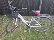 Avenue 26" Hybrid City Bike 6/7 Speed Step Through Bicycle Basket & Rear Rack