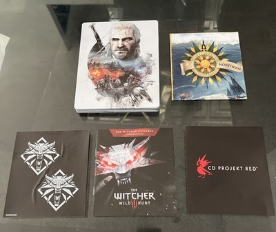 The Witcher 3 - Xbox One Steelbook CIB With Map- Soundtrack & Inserts