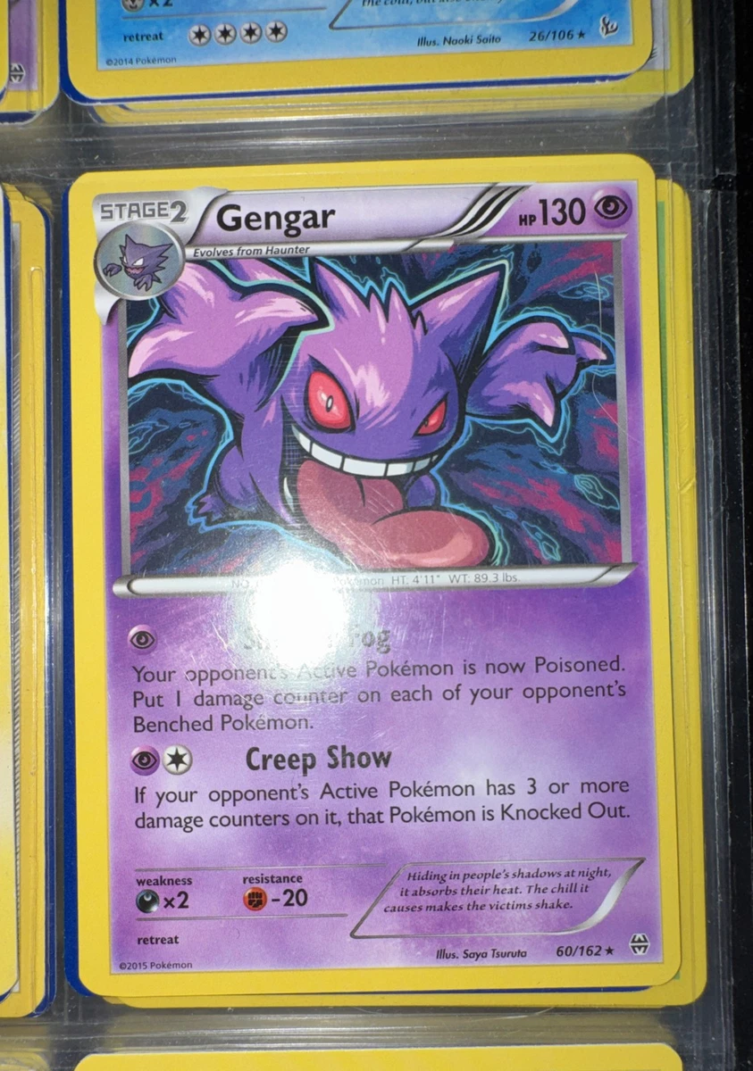 Gengar Pokémon TCG Breakthrough Rare Individual Collectible Card