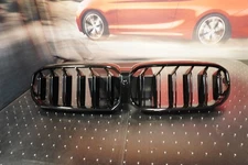 Gloss Black Front Kidney Grille Dual Slats BMW 5 Series G30 G31 2021-2023 F90