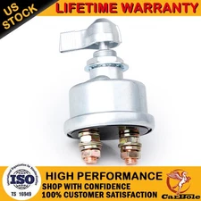 Master Battery Quick Disconnect Switch 2 post SPST Kill Cut Off Nascar Marine