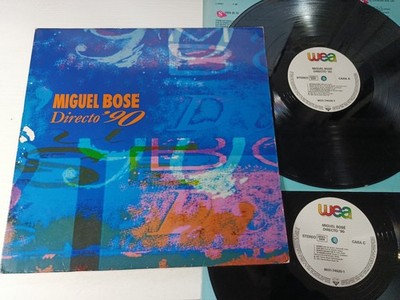 Miguel Bose Directo 90 (WEA 1991 9031-74520-1) - 2 x LP Vinilo 12'' VG/VG Am