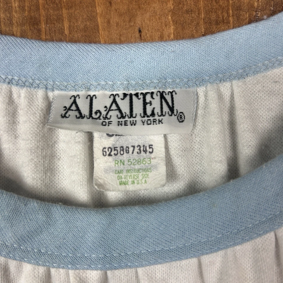 Vintage Teddy Bear Nightgown Kids Small Cute 90s MOM Stuffed Animal Pajamas - Image 4 of 4