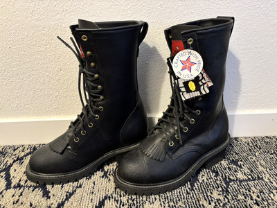 New Black Diamond 12-in Black Leather Firestorm Boots with  display picture 2