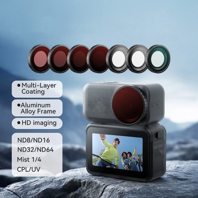 Anti Reflection Glass Camera Filter Waterproof Lens Guards Cover Frame