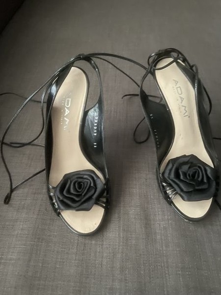 Women Vero Cuoio Heels Black Leather 35