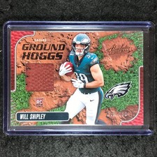 2024 Absolute Football WILL SHIPLEY Ground Hoggs Rookie Ball Relic 218/250