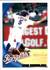 Ian Kinsler 2010 Topps #90 Texas Rangers FREE SHIPPING AutographDen