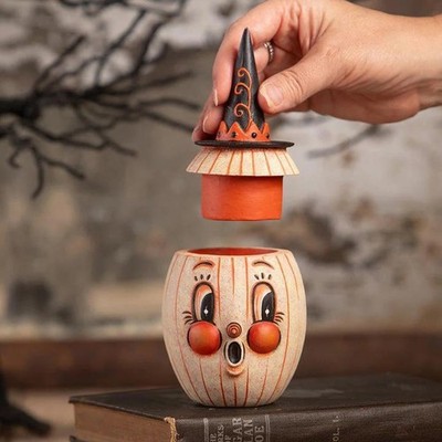 Bethany Lowe by Artist Johanna Parker Halloween Gourdy White-O