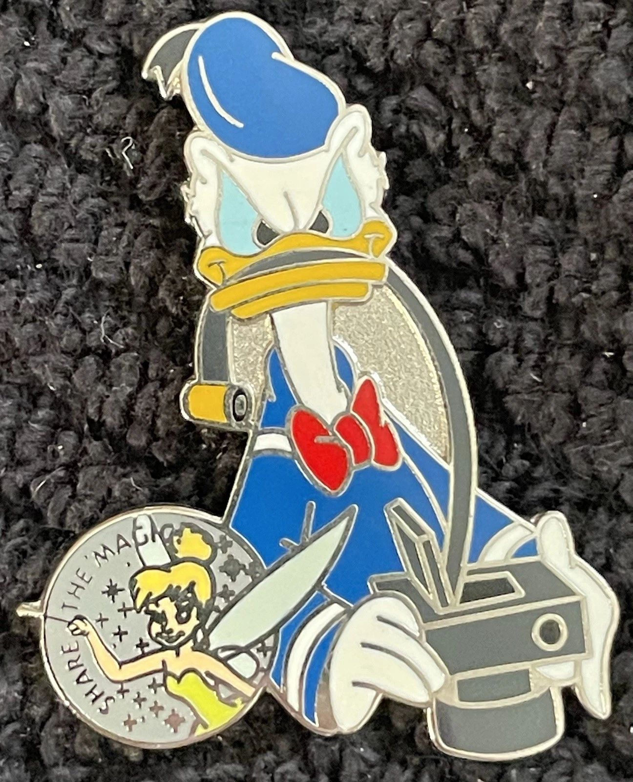 Disney Share the Magic Series Donald Duck & Tinker Bell Collecting Pin 4th 2002