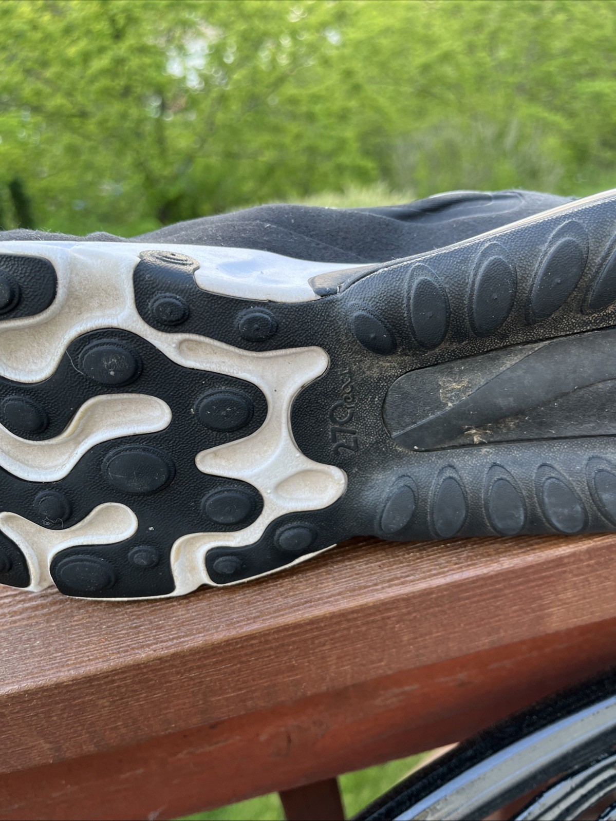 Nike Air 270 React Black And White Men’s Shoes Si… - image 13